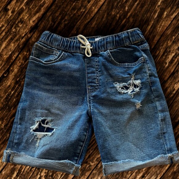 Boys Old Navy denim shorts- Size L - Picture 1 of 4